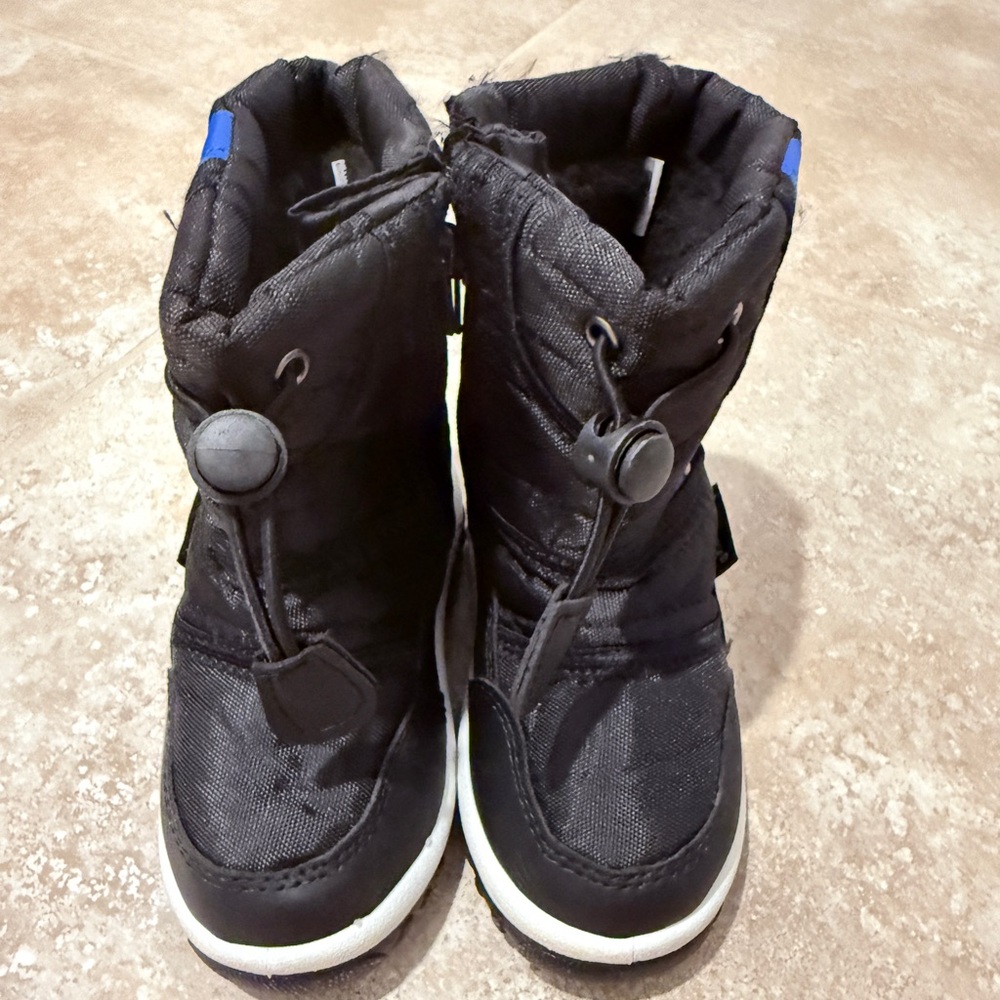 Cozy Black Snow Boots for Kids